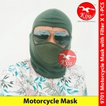 Motorcycle Mask with Filter Balaclava Headgear Cycling Full Face Mask Helmet Topi #NinjaMask #骑士头盔内帽 #Topeng #9701